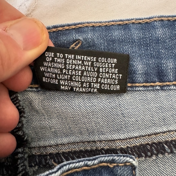 Buffalo‎ Jeans Women's Mid-Rise SAMUELLA Bermuda Jean Shorts Size 14 Beach - Picture 7 of 16